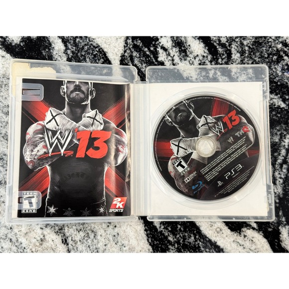 2K Sports Other - WWE‎ 13 Sony PlayStation 3 PS3 Game CM Punk Cover THQ 2K Sports 2012 Complete